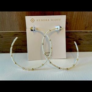 NWT Kendra Scott Scarlet Hoop Earrings